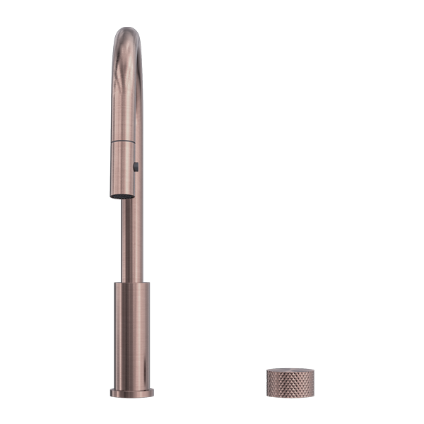 Nero Opal Progressive Pull Out Kitchen Mixer - Brushed Bronze