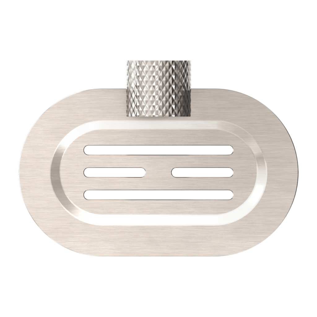 Nero Opal Soap Dish Holder - Brushed Nickel - Wellsons