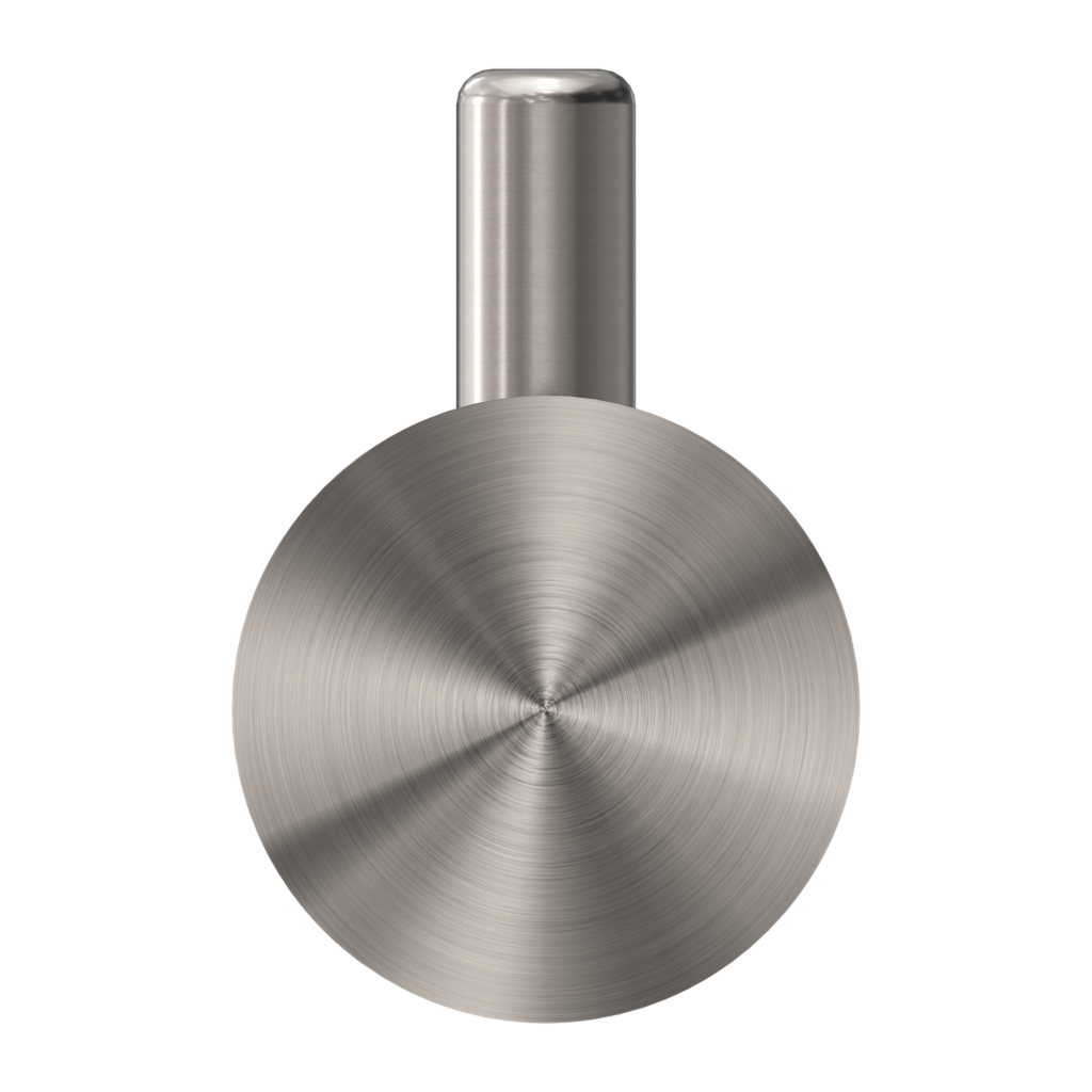 Nero Opal Robe Hook - Brushed Nickel - Wellsons