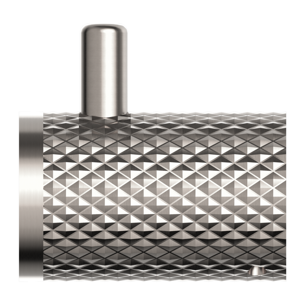 Nero Opal Robe Hook - Brushed Nickel - Wellsons