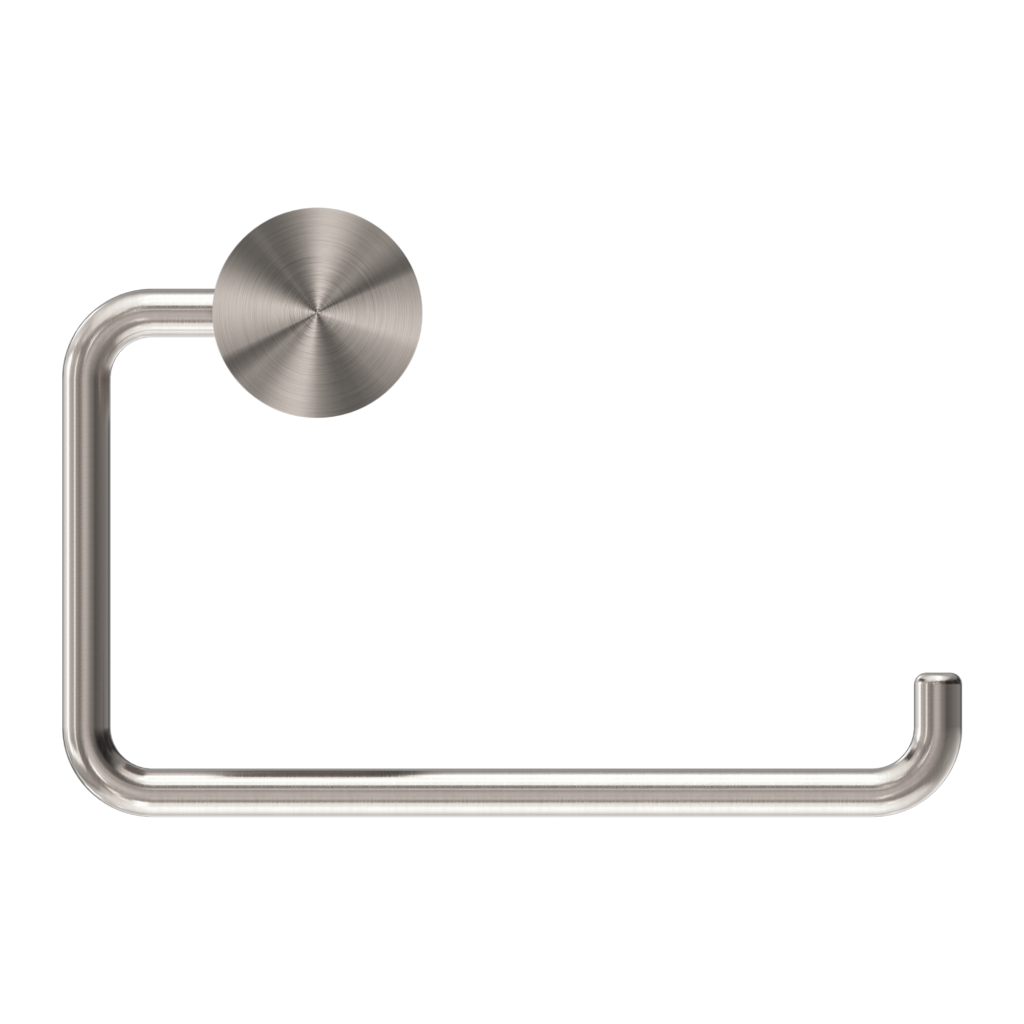 Nero Opal Toilet Roll Holder - Brushed Nickel - Wellsons