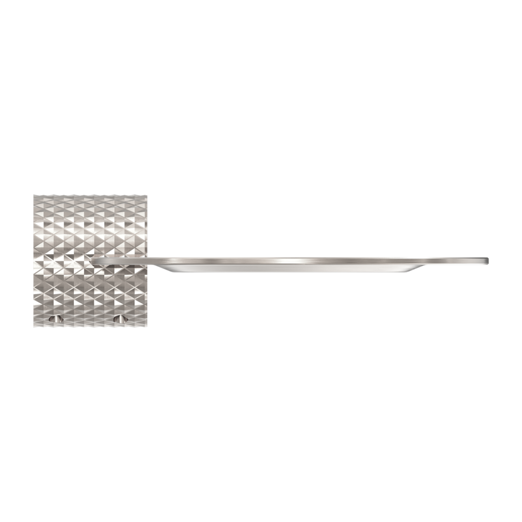 Nero Opal Metal Shelf - Brushed Nickel - Wellsons