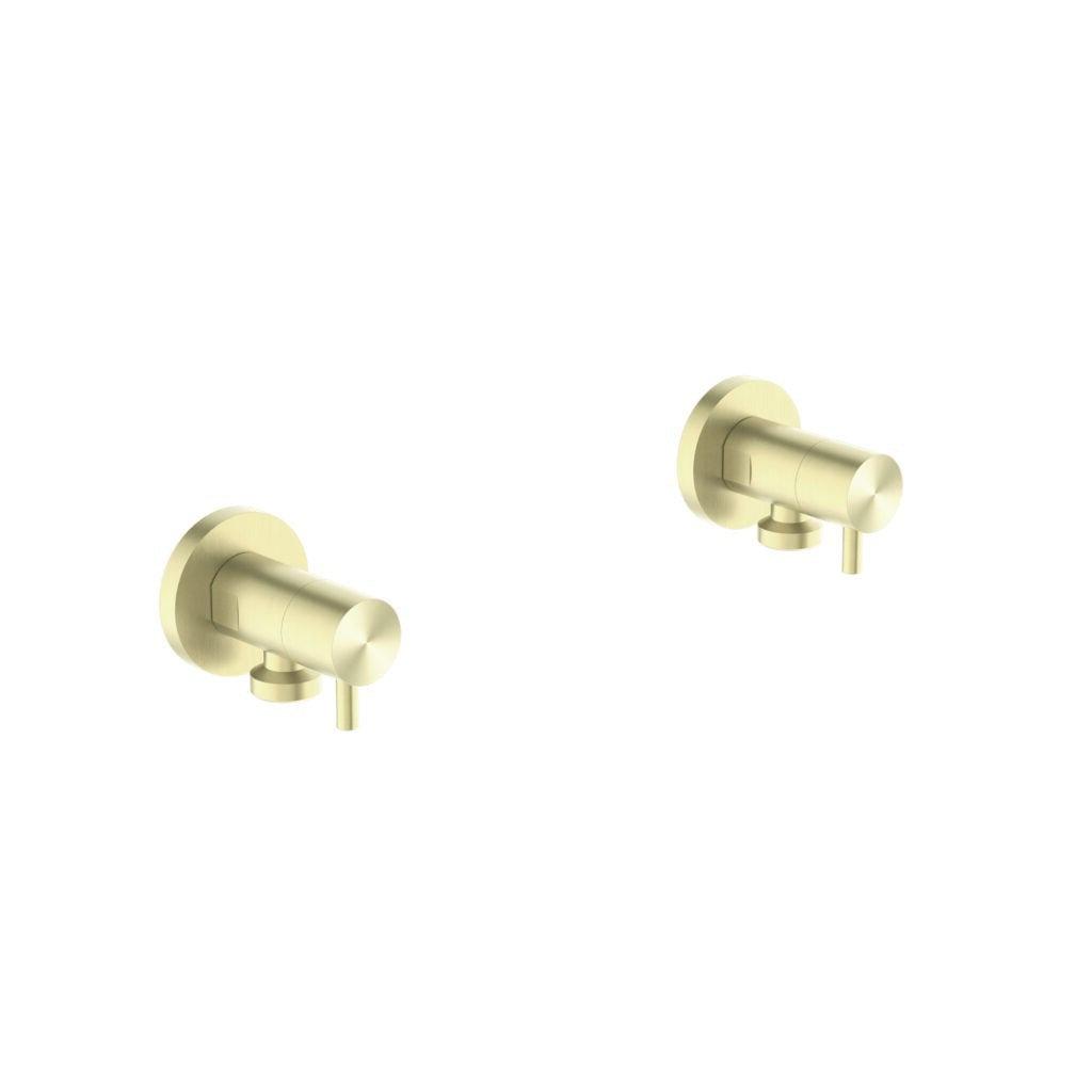 Nero Washing Machine Tap Set - Brushed Gold