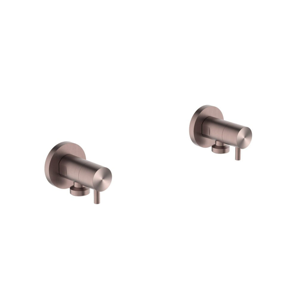 Nero Washing Machine Tap Set - Brushed Bronze