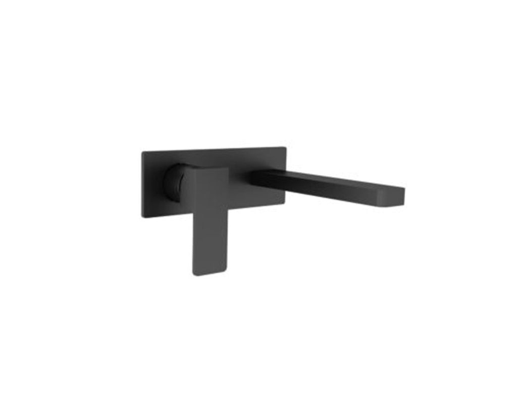 Nero Celia Wall Basin Mixer - Matte Black - Wellsons
