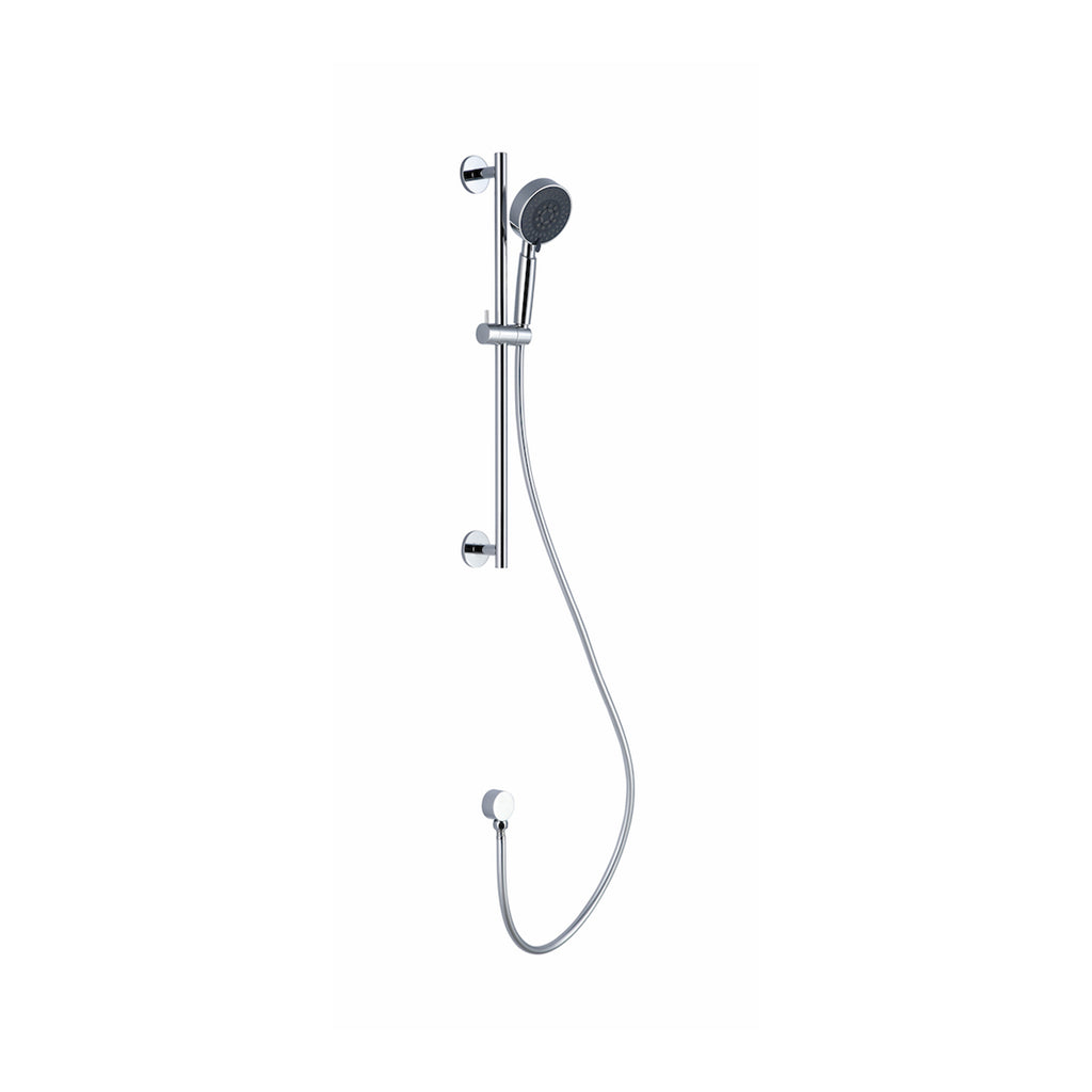 Nero Round 3 Function Shower on Rail - Chrome - Wellsons