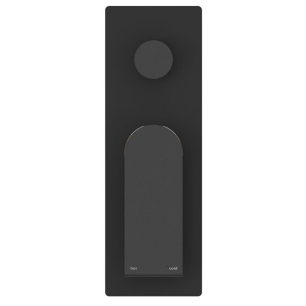 Nero Bianca Shower / Bath Mixer with Diverter - Matte Black