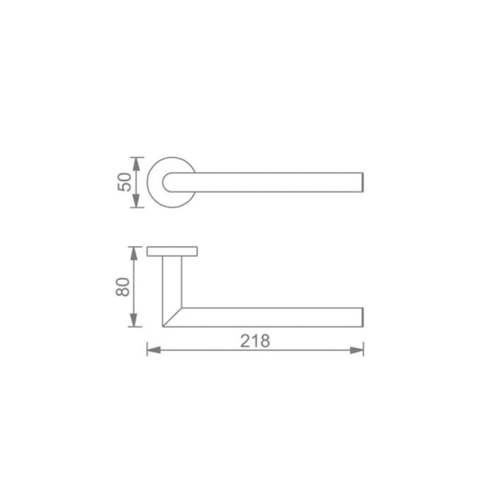 Nero Dolce Hand Towel Holder - Chrome - Wellsons