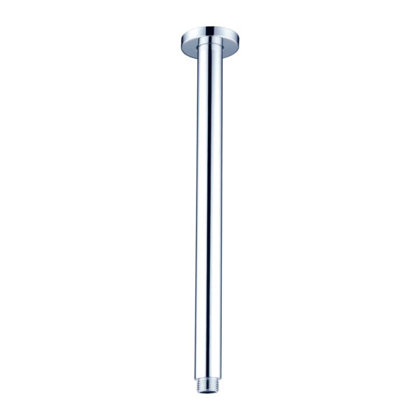 Nero Round Ceiling Arm 300mm - Chrome