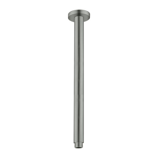 Nero Round Ceiling Arm 300mm - Gunmetal Grey