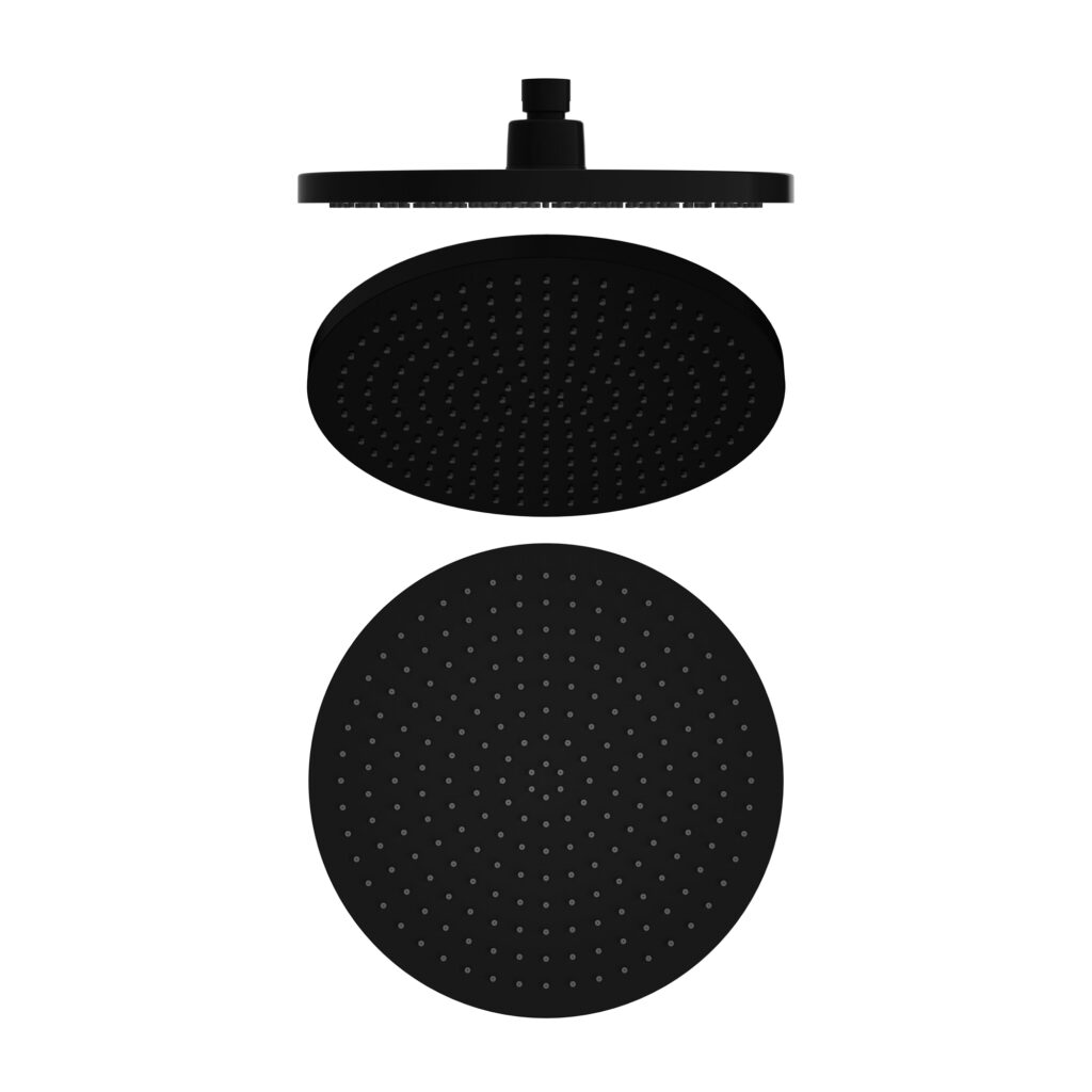 Nero Opal Air Shower Head - Matte Black