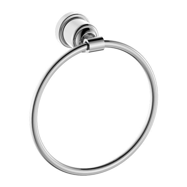 Nero York Towel Ring - Chrome