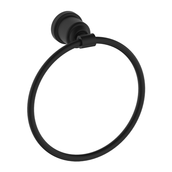 Nero York Towel Ring - Matte Black