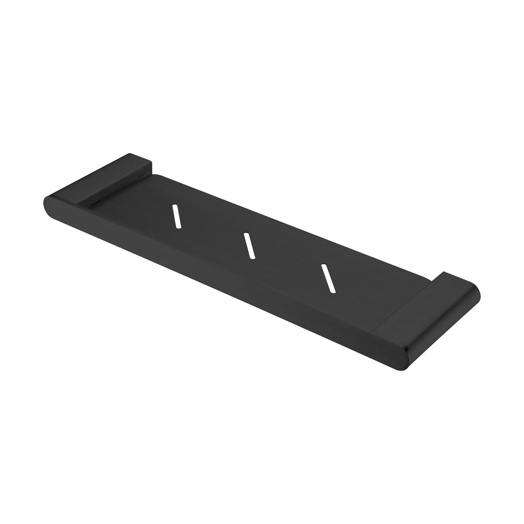 Nero Bianca Metal Shower Shelf - Matte Black