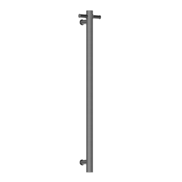 Nero Heated Vertical Towel Rail - Graphite