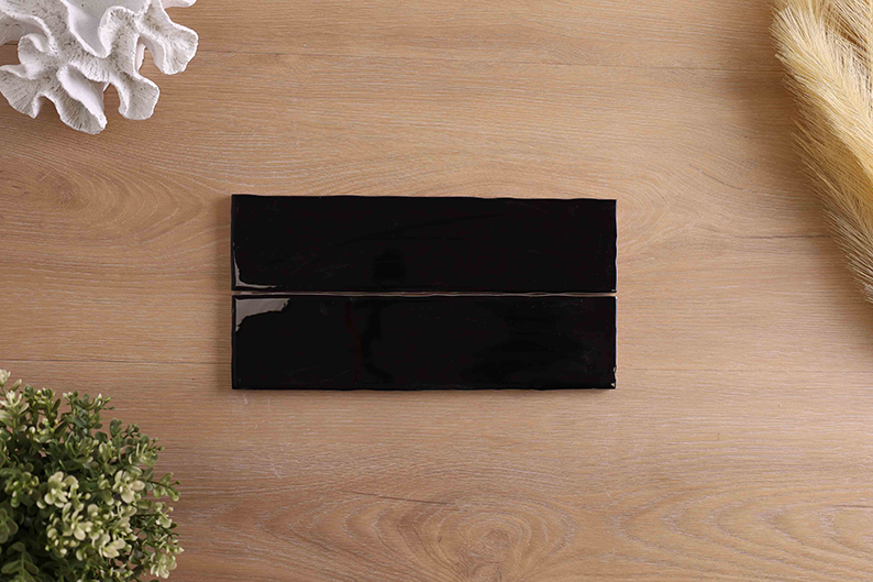 Noosa Black Gloss Subway Tile