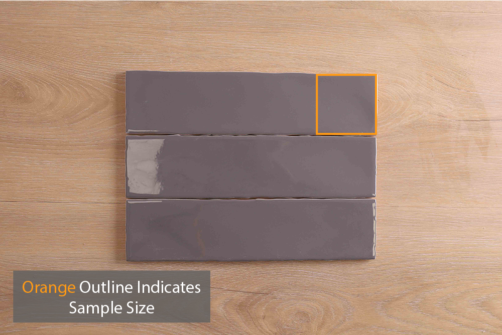 Noosa Charcoal Gloss Subway Tile