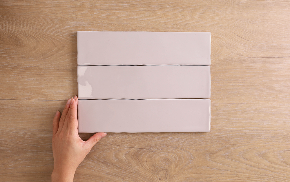 Noosa Light Grey Gloss Subway Tile