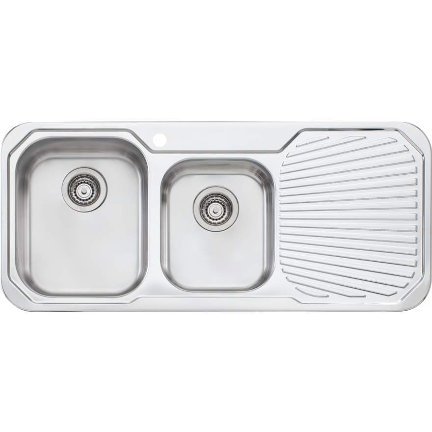 Oliveri Petite 1 & 3/4 Bowl Sink With Drainer