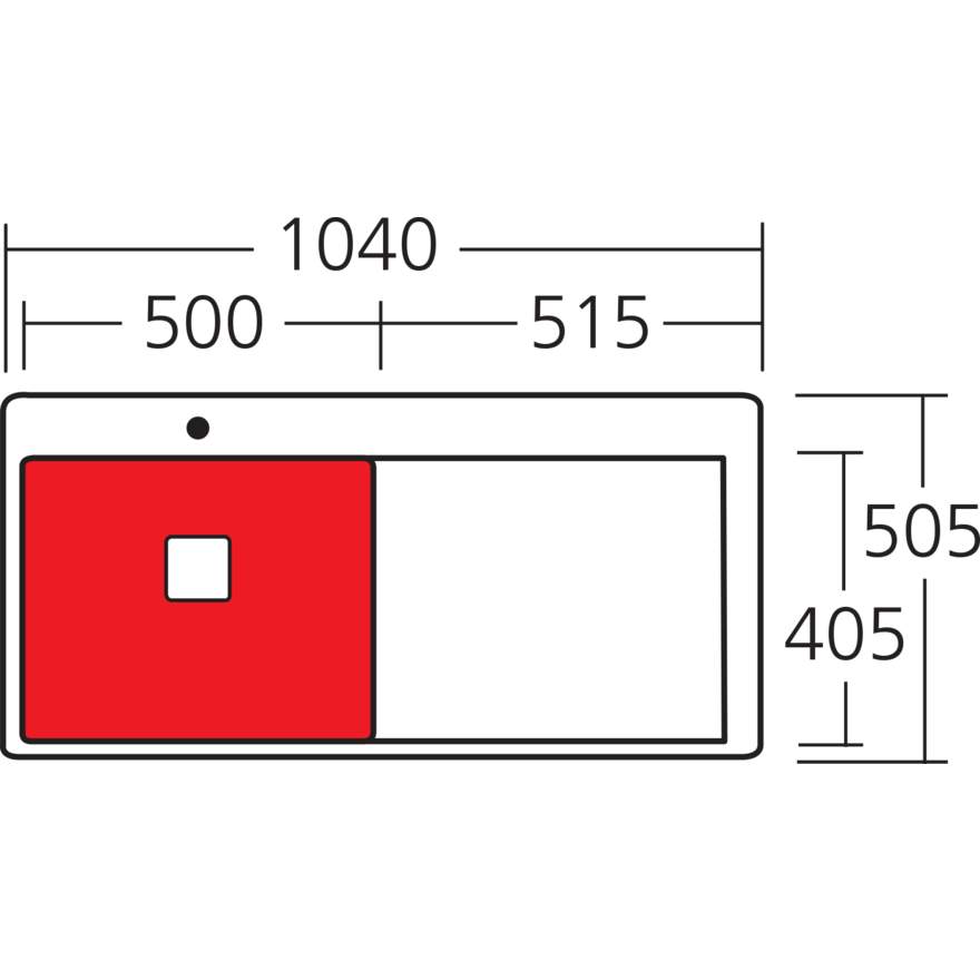 Oliveri Professional Series Single Bowl Sink with Drainer