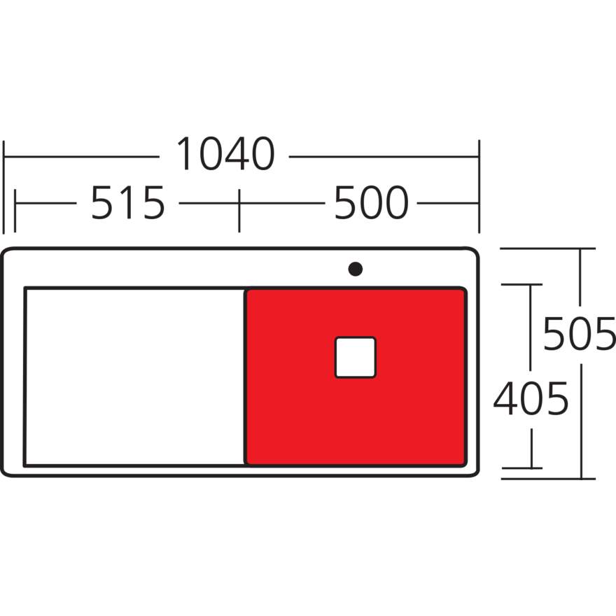 Oliveri Professional Series Single Bowl Sink with Drainer