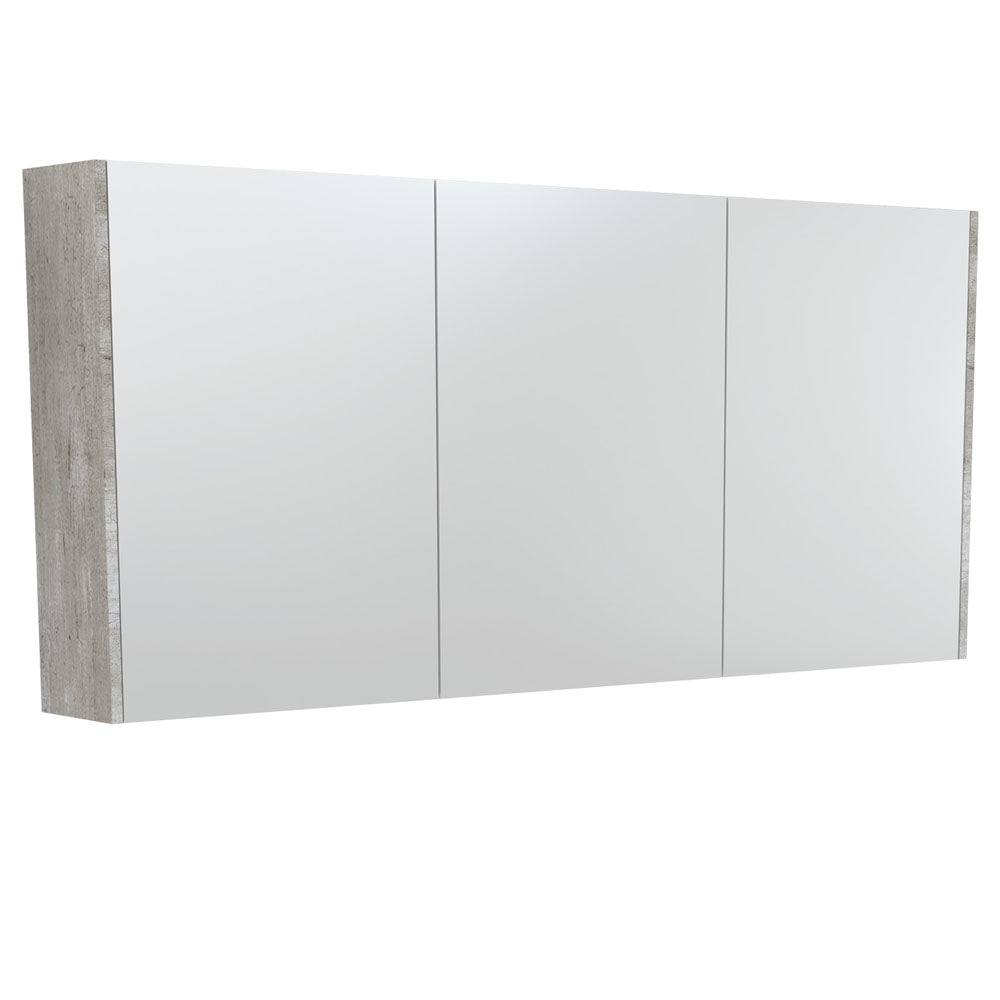 Fienza Mirror Cabinet with Industrial Side Panels 600mm - 1500mm
