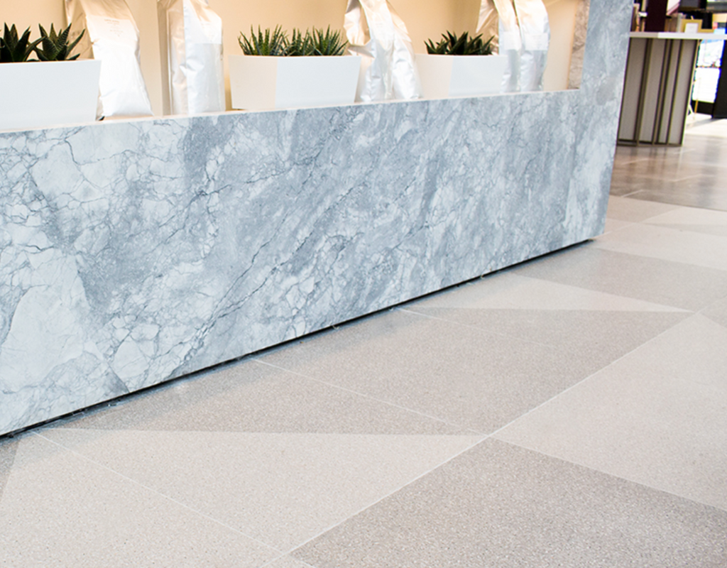 Parco White Matt Terrazzo Look Tile