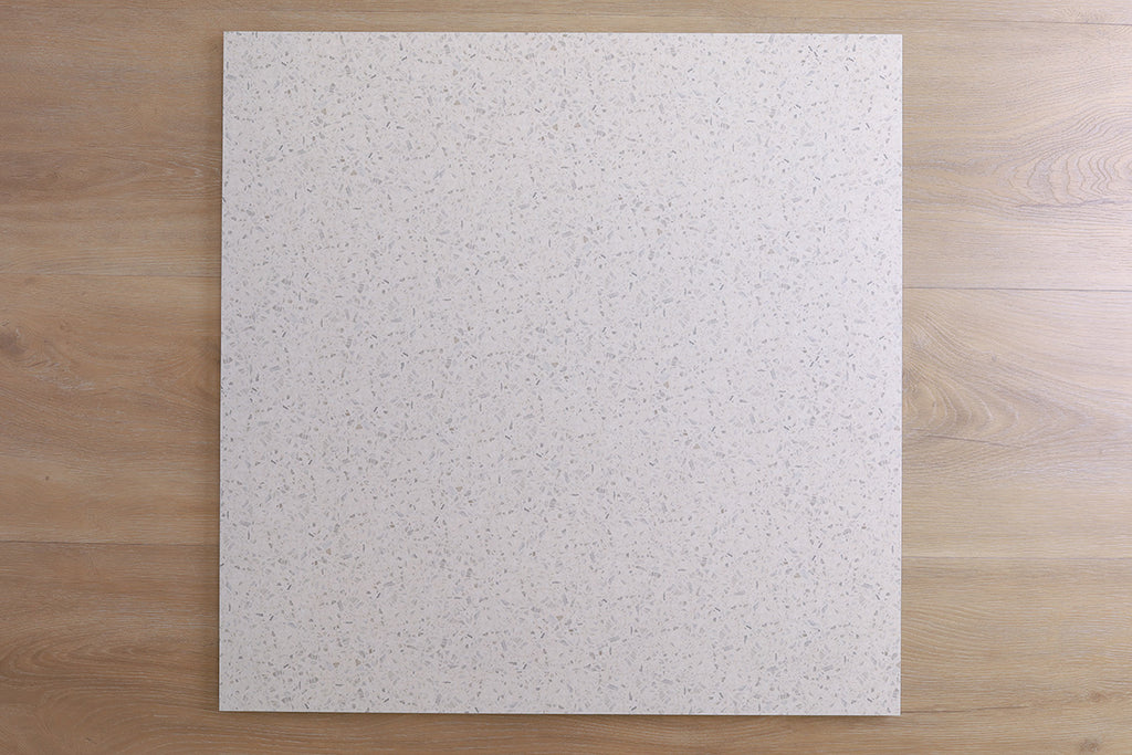 Parco White Matt Terrazzo Look Tile