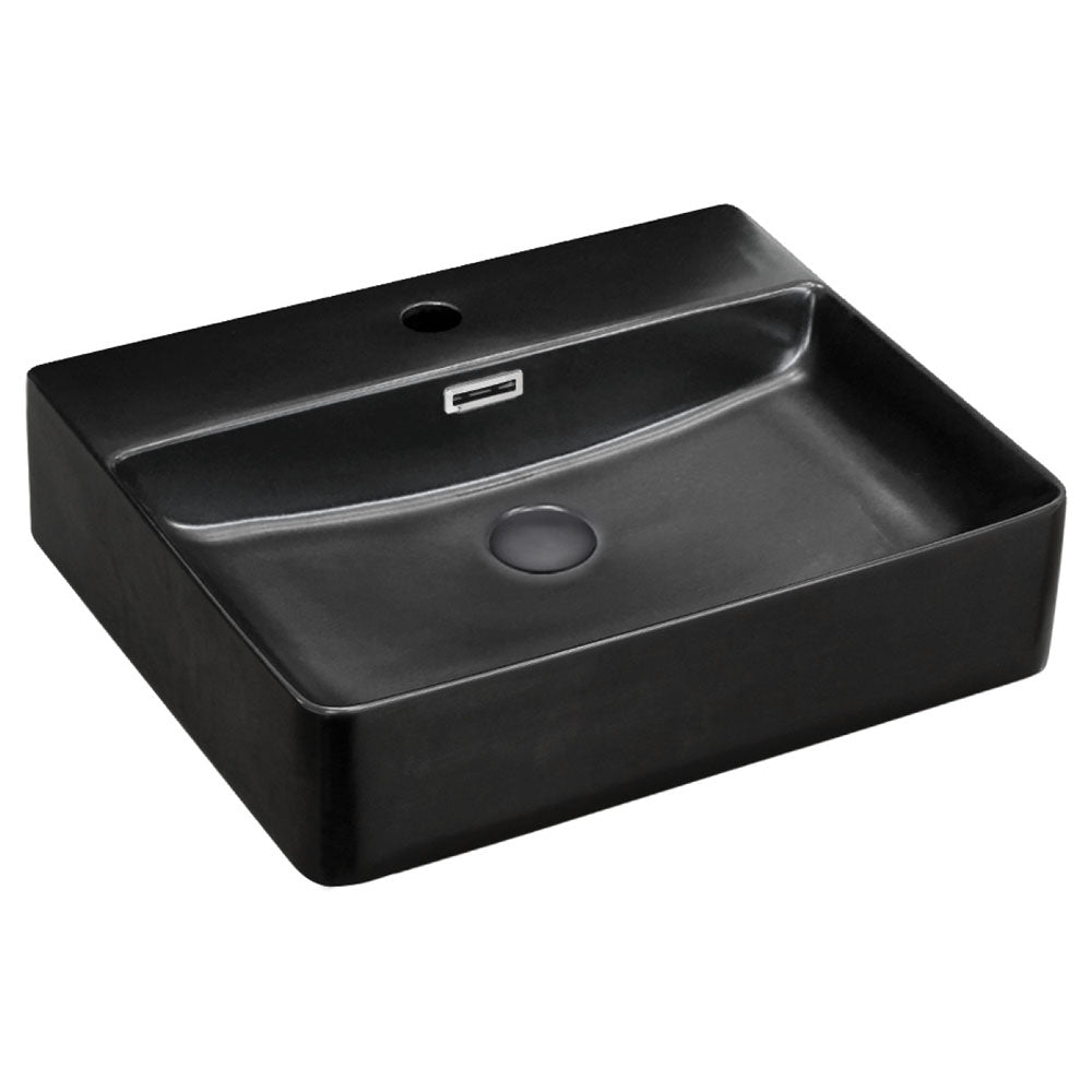 Fienza Petra Above Counter Basin - Matte Black