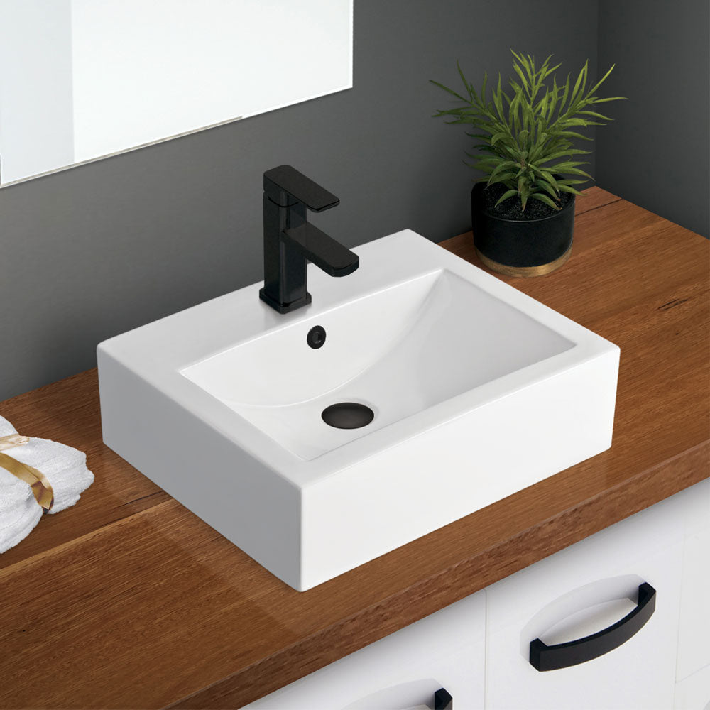 Fienza Willow Above Counter Basin - Gloss White