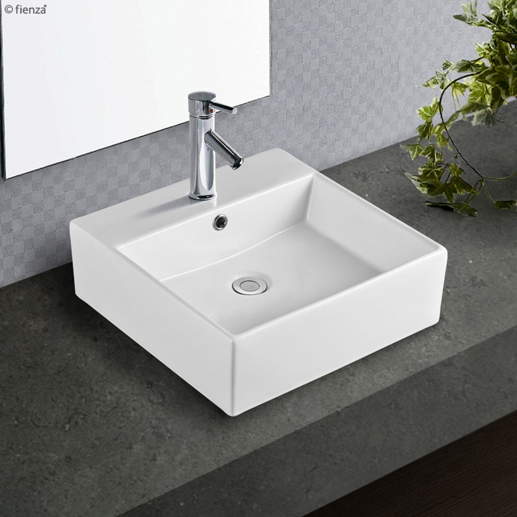Fienza Helen Above Counter Basin - Gloss White
