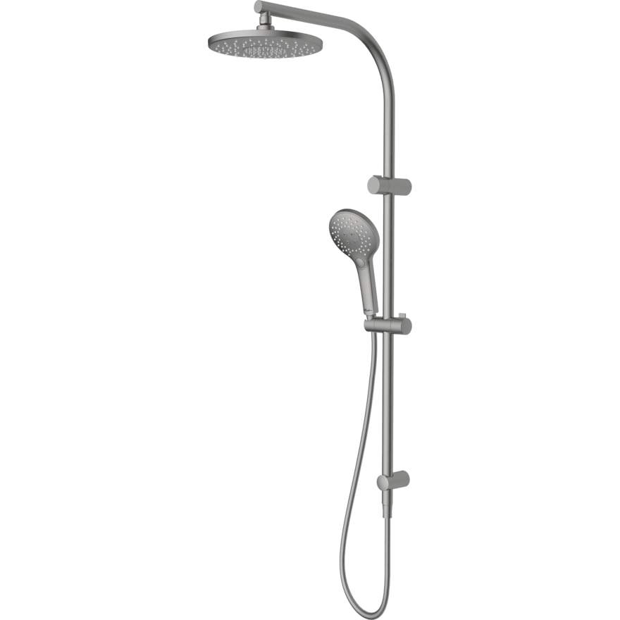 Oliveri Rome Brushed Nickel Dual Shower Set