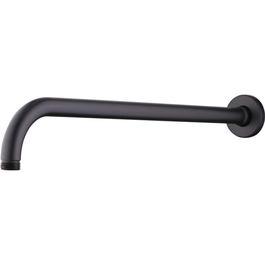 Oliveri Rome Matte Black Wall Mounted Shower Arm