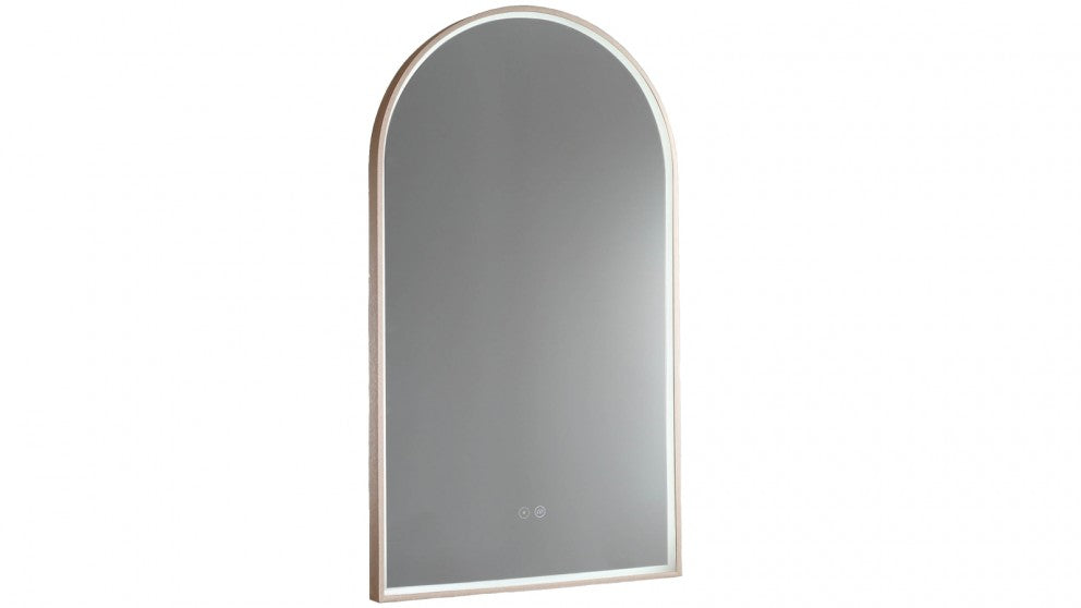 Remer Arch Backlit LED Dimmable Demister Mirror 500mm