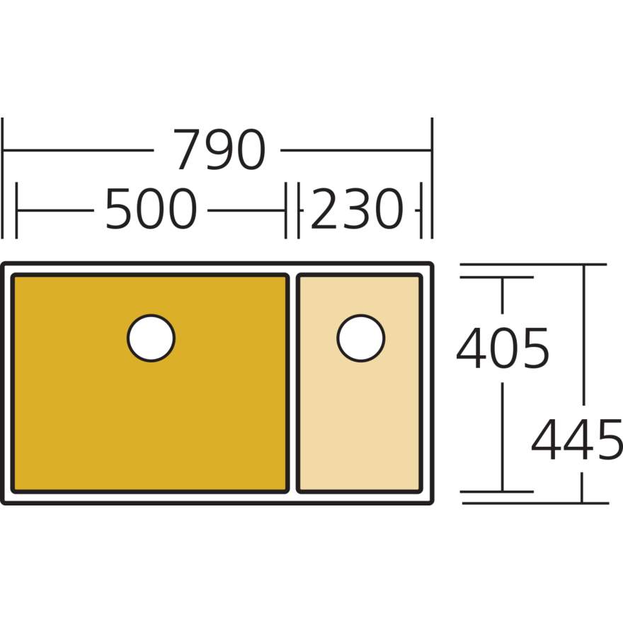 Oliveri Spectra 1 & 1/2 Bowl Stainless Sink