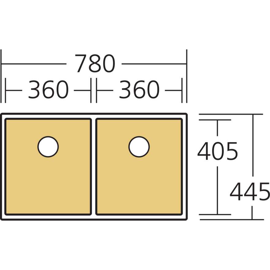 Oliveri Spectra Double Bowl Stainless Sink