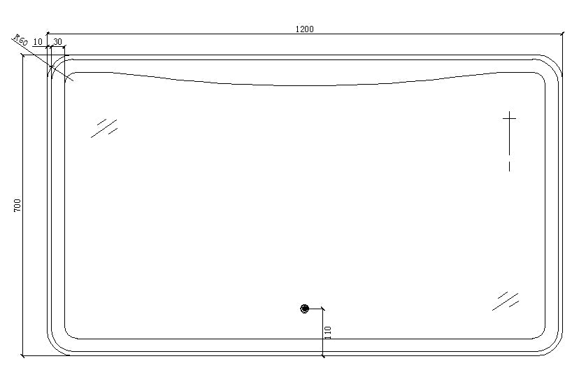 Belbagno Bath Mirror LED 1200mm - Wellsons