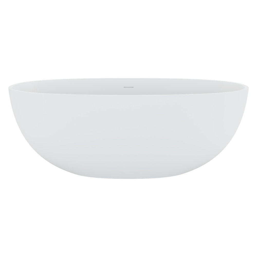 Fienza Sasso Freestanding Stone Bath 1650mm - Matte White