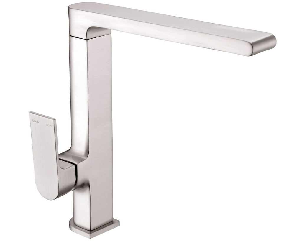 Nero Bianca Sink Mixer - Brushed Nickel - Wellsons