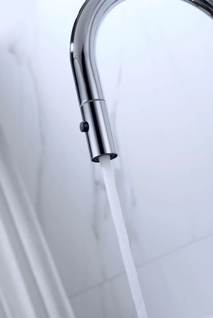 Nero Dolce Pull Out Kitchen Mixer With Veggie Spray Function - Chrome - Wellsons