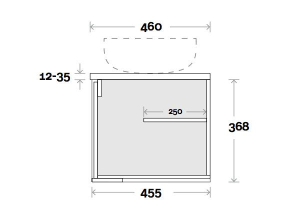 Marquis Peak Wall Hung Vanity