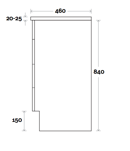 Marquis Kiama Floor Standing Vanity with Kickboard - Wellsons