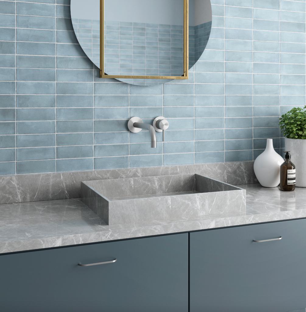 Soho Blue Matt Subway Tile