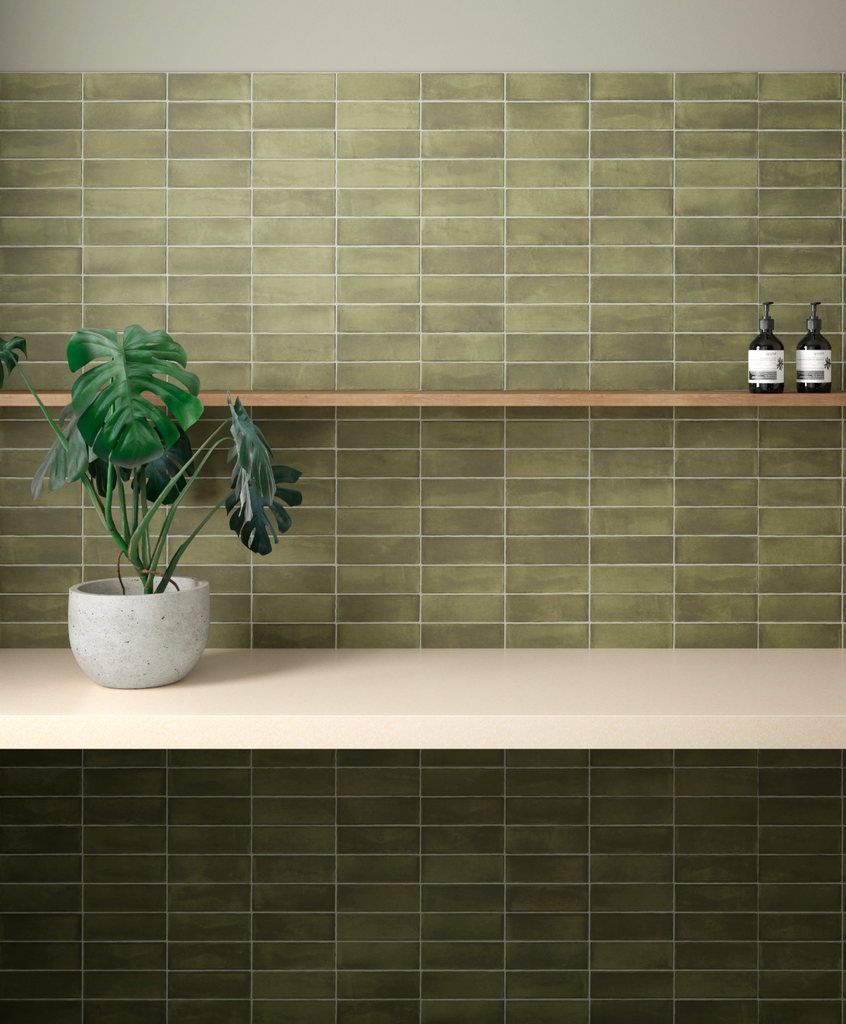 Soho Green Matt Subway Tile