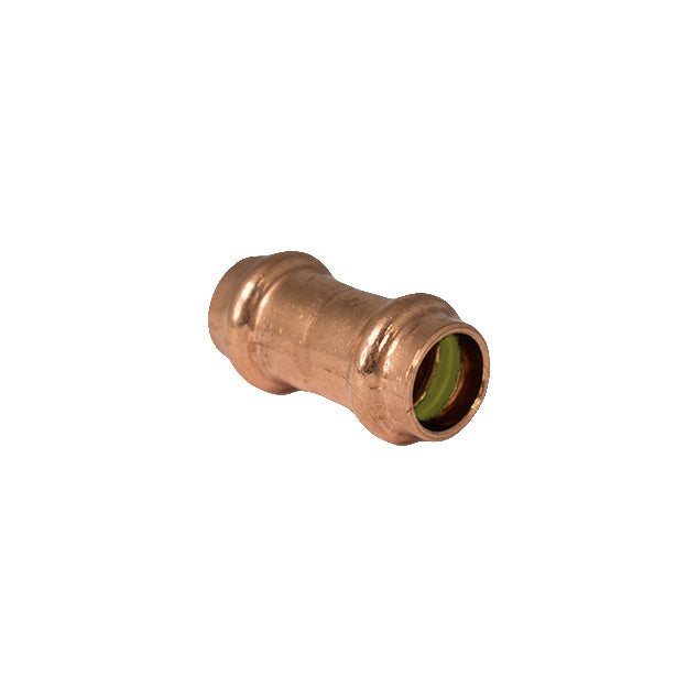 Copper Press Straight Coupling Gas 15MM - Wellsons