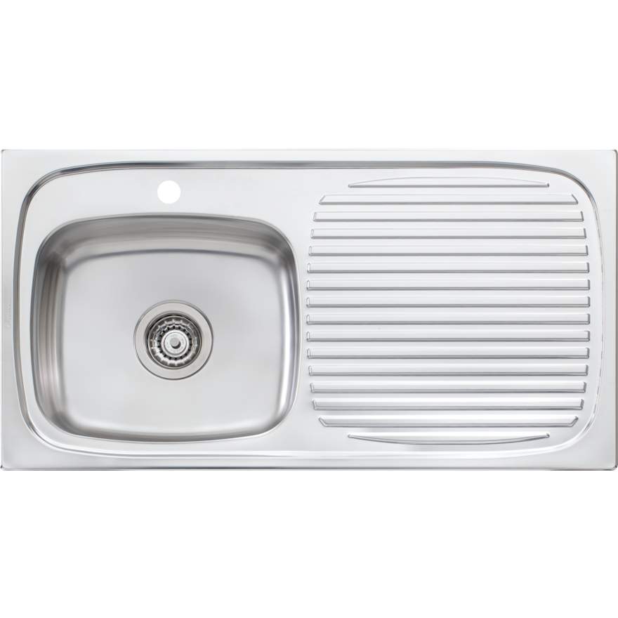 Oliveri Ultraform Single Bowl Sink With Drainer