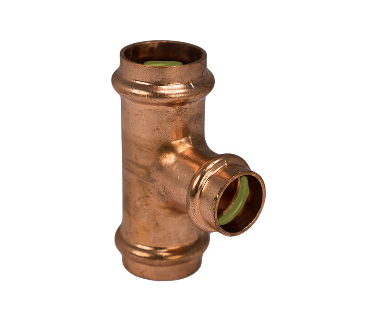 Copper Press Unequal Tee Gas 25MM X 25MM X 20MM - Wellsons