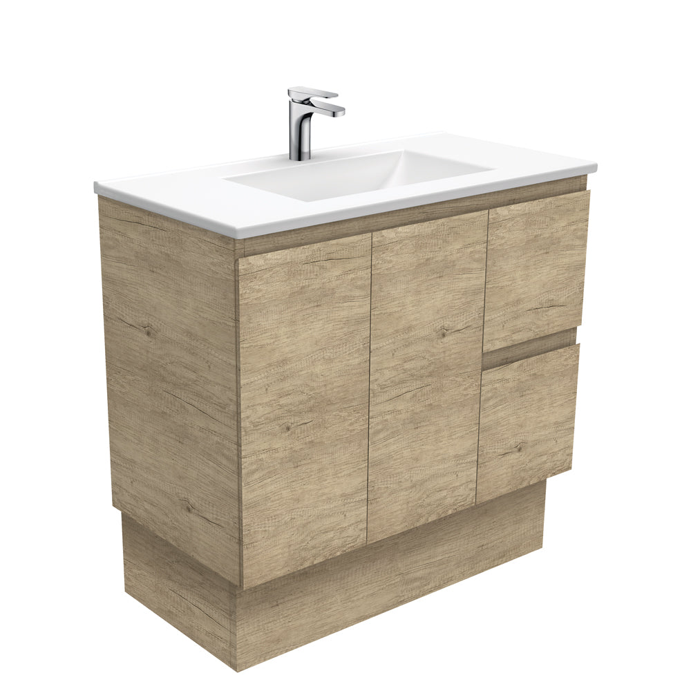 Fienza Vanessa Edge Kick board Vanity Scandi Oak
