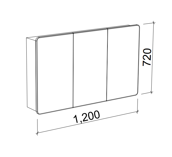 Timberline Sutherland House Shaving Cabinet