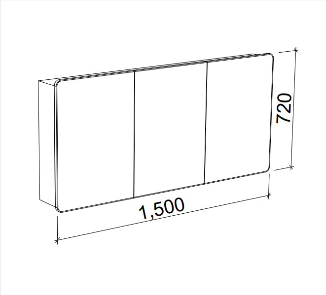 Timberline Sutherland House Shaving Cabinet